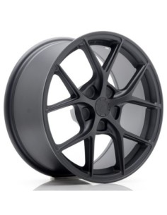 JR Wheels SL01 17x8 ET20-45 5H BLANK Matt Gun Metal