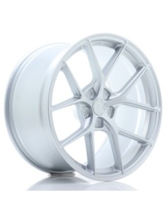 JR Wheels SL01 19x10 ET20-40 5H BLANK Matt Silver