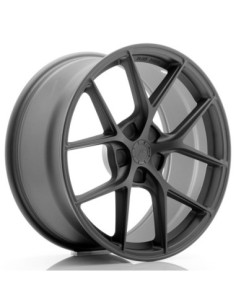 JR Wheels SL01 19x8 ET40 5H BLANK Matt Gun Metal