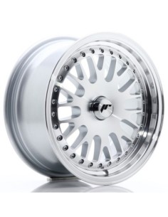 JR Wheels JR10 15x7 ET30 Blank Silver Machined Face