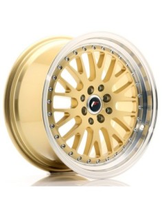 JR Wheels JR10 17x8 ET35 4x100/114 Gold w/Machined Lip