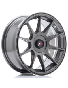 JR Wheels JR11 16x7 ET30 Blank Hyper Gray