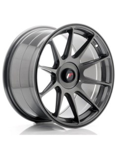 JR Wheels JR11 17x9 ET25-35 Blank Hyper Gray