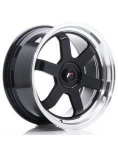 JR Wheels JR12 17x8 ET35 Blank Gloss Black