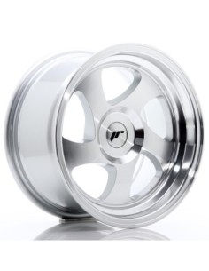 JR Wheels JR15 15x8 ET20 Blank Machined Silver