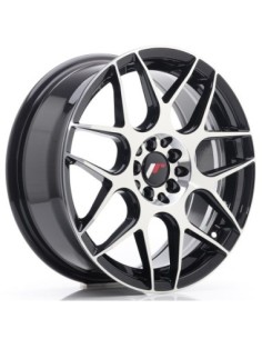 JR Wheels JR18 17x7 ET40 4x100/114 Black Machined