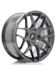 JR Wheels JR18 17x8 ET35 Blank Hyper Gray