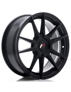 JR Wheels JR21 17x7 ET25-40 Blank Matt Black