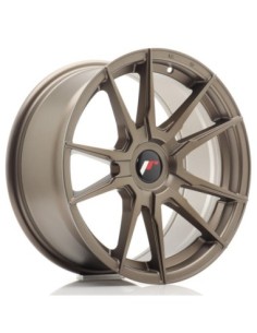 JR Wheels JR21 17x8 ET35 Blank Matt Bronze