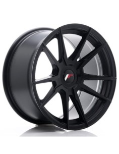 JR Wheels JR21 17x9 ET25-35 Blank Matt Black