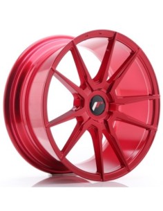 JR Wheels JR21 18x8,5 ET20-40 Blank Platinium Red