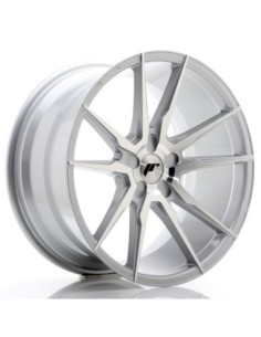 JR Wheels JR21 19x9,5 ET20-40 5H BLANK Silver Machined Face