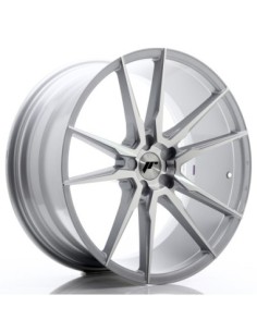 JR Wheels JR21 21x10 ET15-48 5H BLANK Silver Machined Face