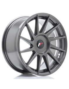 JR Wheels JR22 17x8 ET25-35 BLANK Hyper Gray