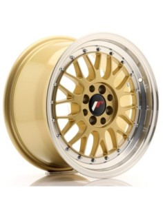JR Wheels JR23 16x8 ET20 4x100/108 Gold w/Machined Lip