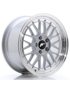 JR Wheels JR23 17x8 ET40 5x112 Hyper Silver w/Machined Lip