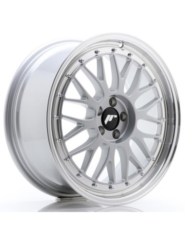 JR Wheels JR23 18x8 ET40 5x112 Hyper Silver w/Machined Lip
