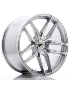 JR Wheels JR25 20x10 ET20-40 5H BLANK Silver Machined Face