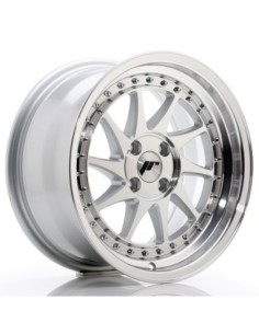 JR Wheels JR26 16x8 ET30 4x100 Silver Machined Face