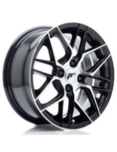 JR Wheels JR28 15x7 ET25 4x100 Gloss Black Machined Face