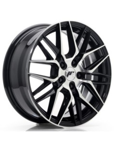 JR Wheels JR28 17x7 ET40 5x114,3 Gloss Black Machined Face