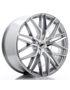 JR Wheels JR28 22x9 ET30-45 5H BLANK Silver Machined Face