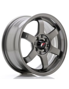 JR Wheels JR3 15x7 ET40 4x100/114 Gun Metal