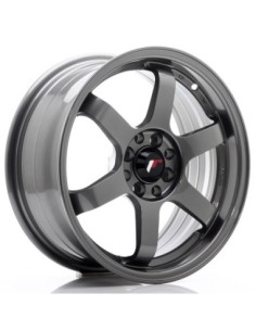 JR Wheels JR3 16x7 ET25 4x100/108 Gun Metal