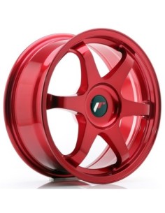 JR Wheels JR3 17x7 ET20-42 BLANK Platinum Red