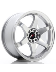JR Wheels JR3 17x8 ET35 5x100/114 Matt Silver Machined Face