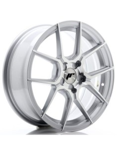 JR Wheels JR30 17x7 ET20-40 5H BLANK Silver Machined Face