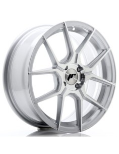 JR Wheels JR30 17x7 ET40 4x100 Silver Machined Face