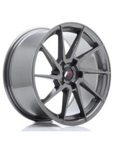 JR Wheels JR36 18x9 ET20-48 5H BLANK Hyper Gray