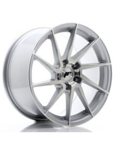 JR Wheels JR36 18x9 ET35 5x120 Silver Brushed Face