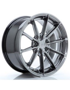 JR Wheels JR37 17x8 ET20-40 5H BLANK Hyper Black