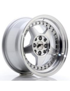 JR Wheels JR6 15x8 ET15 4x100/114 Silver Machined Face