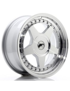 JR Wheels JR6 16x7 ET20-35 BLANK Silver Machined Face