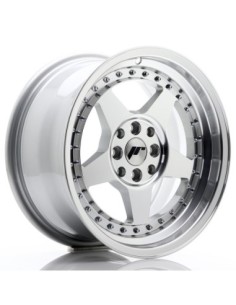 JR Wheels JR6 16x8 ET30 4x100/114 Silver Machined Face