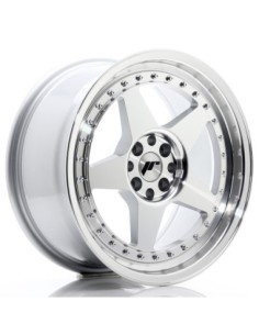 JR Wheels JR6 17x8 ET35 5x100/114 Silver Machined Face