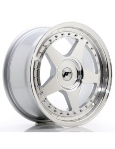 JR Wheels JR6 17x8 ET35 BLANK Silver Machined Face