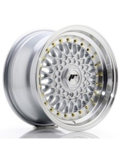 JR Wheels JR9 15x8 ET15 4x100/114 Silver w/Machined Lip