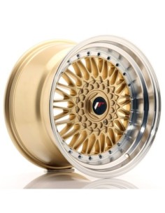 JR Wheels JR9 17x10 ET20 BLANK Gold w/Machined Lip