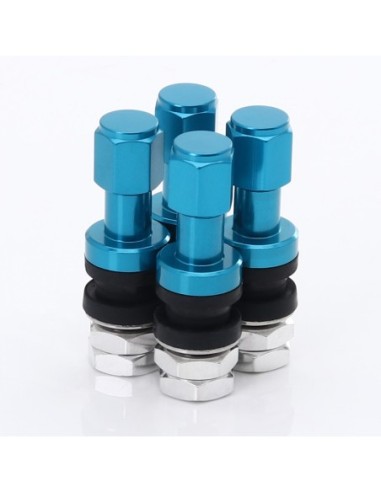 Set of Aluminum air valves JR v2 - BLUE