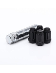 Anti-theft lug nuts JR ATN1 - 12x1,25 Black