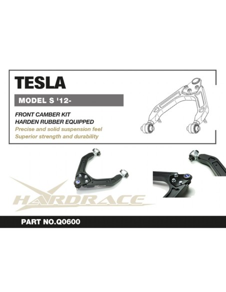 TESLA MODEL S '12-_x000D_
FRONT UPPER CAMBER KIT_x000D_
(HARDEN RUBBER) - 2PCS/SET