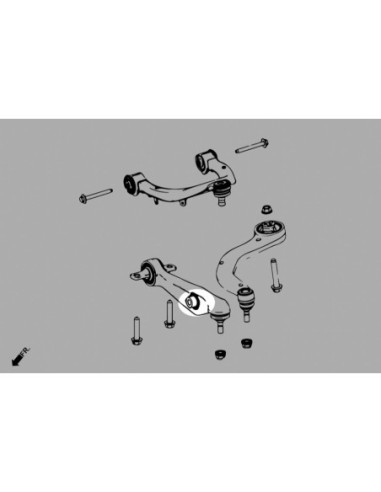 Front Lower Front Arm Bushing - Shock...
