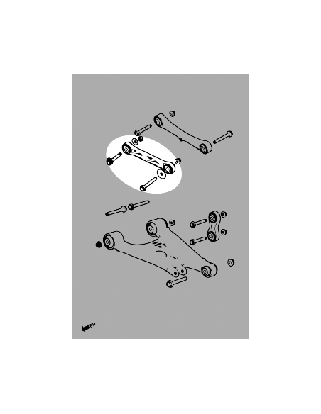 Hardrace - Rear Toe Kit Tesla Model S, Model X